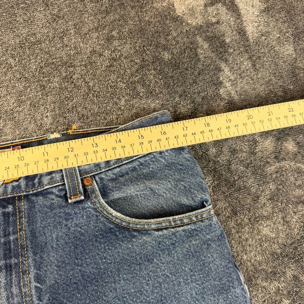 Levi's 517 Bootcut Blue Denim Jeans Men's 34X32 (33X31) Cowboy Western - Picture 5 of 13